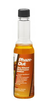 8 OZ PHAZE-OUT - GAS/ETHANOL PERFORMANCE ADDITIVE