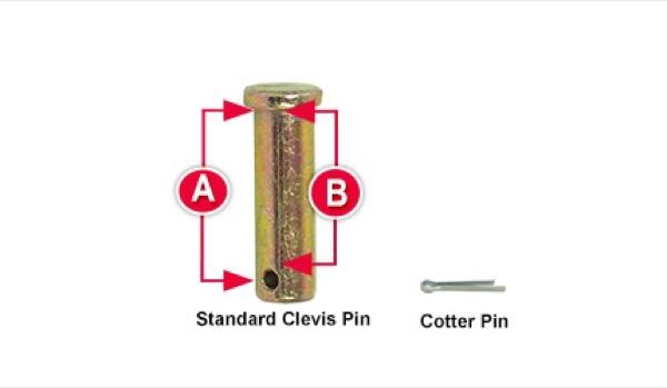 1/2" Pin For Clevis