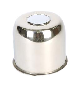 Wheel Center Cap 4.90CB Stainless w/Plug