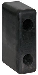 Molded Rubber Bumper - 2-1/2 x 4-1/8 x 6-3/4 Inch Tall - Set of 2
