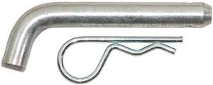 5/8 x 3.3 Inch Clear Zinc Hitch Pin With Cotter