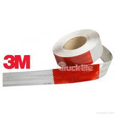 REFLECTIVE TAPE 2&quot; X 150' ROLL, RED/WHITE